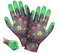 JOINPAYA Guanti da Giardinaggio, Garden Gloves in Lattice, per Donna e Uomo, Presa e Comodi da Indossare, per Potatura, Scavo e Piantagione
