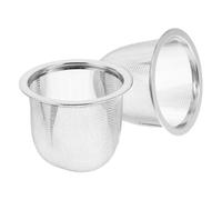 JOINPAYA Infusore a Cestello Colino da Tè 2 Pezzi in Rete Fine Acciaio 5,8 CM per Tazze e Teiere, per Infusione di Tisane e Tè Sfuso in Casa