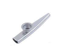 JOINPAYA Kazoo Metallo Argento Per Ukulele e Chitarra Strumento Musicale Con Membrana Per Modificare La Voce Compagno Per Musicisti e Appassionati