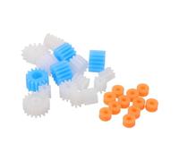 JOINPAYA Kit 6 Set Ingranaggi in Plastica per Auto Rc e Modellismo, Assortimento 2mm-4mm, Facile da Installare, per Costruzioni Meccaniche e Artigianato di Precisione
