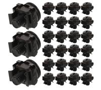 JOINPAYA Kit da 40 viti e dadi in gabbia per rack M6 x 14 mm per armadi server, rack di rete e apparecchiature da studio, antivibrazioni, nero
