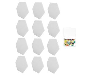 JOINPAYA Kit Di Isolamento Acustico 12 Tappetini Isolanti Per Pareti Facile Da Installare Isolamento Acustico Con Puntine Da Disegno Per Casa Negozio Ristorante Arredamento