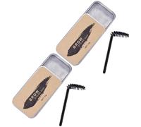 JOINPAYA Kit per Modellare le Sopracciglia con Sapone Incolore a Lunga Durata 2 Set con Spazzola per Sopracciglia dal Look Naturale e Definito
