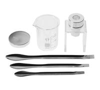 JOINPAYA Kit Riparazione Rossetti Fai da Te 8 Pezzi con Stampo in Silicone, Cucchiaio per Cera, Misurino da Laboratorio e Applicatore, Accessori Portatili per Bellezza e Cura Labbra in
