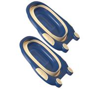 JOINPAYA Lavabo Pieghevole Portatile per Ragazzo Ragazza 2 Pezzi in Plastica Blu Grande Capacità e Design Compatto per Bagnetto e Campeggio