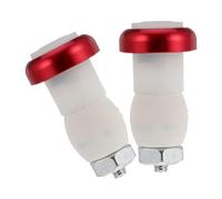 JOINPAYA Luce Indicatore di Direzione a LED per Bici 2 Pezzi Luce Terminale Manubrio in Lega di Alluminio Rossa Segnalazione Sicurezza Compatibile la Maggior Parte delle Biciclette