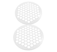 JOINPAYA Macchina per Ravioli Russa 2 Pezzi 61 Fori Stampo di Plastica per Empanadas Fatte in Casa Pressa Manuale per Gnocchi Utensile da Cucina Compatto Resistente al Calore per Ravioli,