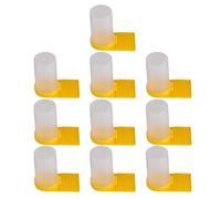 JOINPAYA Mangiatoie per Api Set da 10 Pezzi Stazione di Abbeveraggio Integrata Tazza per Abbeveramento Piattaforma di Riposo e Difesa Ingresso Arnia per Apicoltura Igienica e Protezione