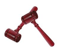 JOINPAYA Martelletto Del Giudice in Legno 2 Pezzi Per Ragazzo Ragazza Gioco Di Ruolo Tribunale Simulazione Leggera Resistente Puntello Per Cosplay