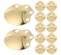 JOINPAYA Materiali per Armature Storiche 100 Pezzi Scaglie in Acciaio Inox Dorato per Armatura Medievale a Scaglie Resistenti e Flessibili per Cosplay Larp e Rievocazioni Rinascimentali