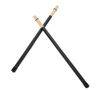 JOINPAYA Mazza per Strumenti a Percussione Professionale in Legno Resistente, Coppia di Bacchette per Batteria Nere, Accessorio per Suono Risonante e Uso Musicale Quotidiano