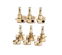 JOINPAYA Meccaniche per Chitarra Oro Meccaniche Quadrate Stile Half Moon Grover per Chitarra Elettrica Confezione da Rondelle e Viti