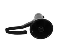 JOINPAYA Megafono Palmare Portatile con Registrazione per Tifo Sportivo e Emergenze Leggero e Versatile Adatto e Manifestazioni all Aperto Nero Batterie Non Incluse