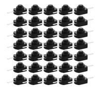 JOINPAYA Micro Interruttore a Pulsante Autobloccante per Torcia Led, 6a, Plastico e Metallo, 100 Pezzi per Sostituzione e Riparazione Elettronica