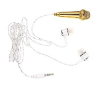 JOINPAYA Microfono in Miniatura Portatile per Cellulare Compatibile la Maggior Parte dei Dispositivi Elettronici e Software K-song per Registrare la Voce Chiara e Precisa