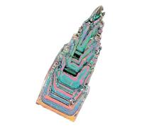 JOINPAYA Minerale di Cristallo di Bismuto Ornamento Irregolare per Ufficio e Casa Decorazione da Tavolo Circa 20 Grammi Esemplare di Metallo