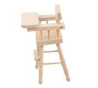 JOINPAYA Mini Mobili Kit Ragazzo Fare Finta Bambole Per Bambola Giocattolo Seggiolone Accessori Mobilia Alto Seggiolone Per Bambole Giocare Mobili Da Teatro Di Legno