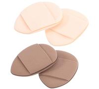 JOINPAYA Mini Piumino da Cipria Triangolare 4 Pezzi, Soffio Compatto al Dito Laccetto Antiscivolo, per Trucco Viso e Correttore, per Viaggi e Uso Quotidiano