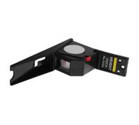 JOINPAYA Misuratore Altezza 2m Retrattile, Metro Altezza da Parete in Abs e Pvc, Leggero e Portatile, Nero, per Scuole e Ospedali, e Adulti