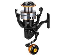 JOINPAYA Mulinello da Pesca Spinning in Metallo Robusto Leggero e Pratico con Controllo Frizione Regolabile Adatto per Pesca in Acqua Non Salata e Salata per Laghi Fiumi e Mare