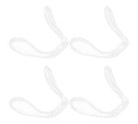 JOINPAYA Naselli per Fissare e Proteggere del Naso 4 per Occhiali in Plastica Trasparente Supporto Antiscivolo Adatto a Montature Leggere