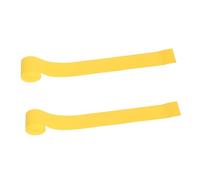 JOINPAYA Nastro Antiscivolo Facile da Usare per Bacchette da Batteria 2 Pezzi Design Creativo e Pratico in Pu Giallo per Batteristi e Percussionisti