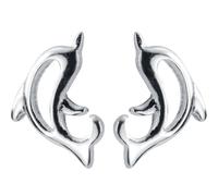 JOINPAYA Orecchini a Bottone a Forma di Delfino in Argento Ipoallergenico, Design Unico ed Elegante, per Donne e Occasioni Speciali come Valentine’s Day