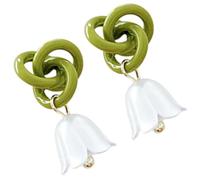 JOINPAYA Orecchini di Campanula da Donna Leggeri in Lega, Design Semplice e Versatile, la Stagione Calda e Occasioni Quotidiane, di Gioielli Femminili