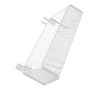 JOINPAYA Organizzatore da Appendere al Comodino in Ferro Bianco Design Moderno, Ottimizzazione dello Spazio e Metodo di Sospensione Flessibile per Piccoli Ambienti e Dormitorio