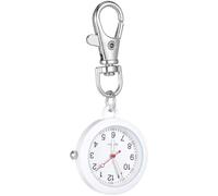JOINPAYA Orologio da Tasca da Infermiera Gancio Resistente al Quarzo, Quadrante Grande Portachiavi Decorativo per Uso Medico e Quotidiano