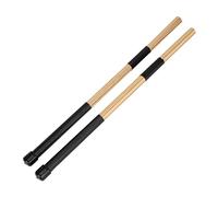 JOINPAYA Paio tamburo di tamburellare mazza da tamburo Drumstick esercitarsi a suonare la batteria sui pad spazzola per batteria jazz per spazzole a tamburo Di legno