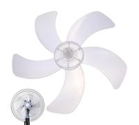 JOINPAYA Pale Ventilatore 37 Cm 5 Pale in Plastica Trasparente per Ventilatore da Tavolo a Piantana, Ricambio Resistente Bassa Rumorosità per Uso Domestico e Ufficio