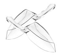 JOINPAYA Palette per Ghiaccio Multifunzionali in PC Trasparente, Set 2 Pezzi, Pale Pratiche per Alimenti e Farina da Forno, per Cucina, Mense e Supermercati, Leggere e Facili da Pulire