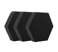 JOINPAYA Pannelli Acustici Fonoassorbenti Esagonali in Schiuma Poliuretanica Ignifuga 3 Pezzi per Isolamento Pareti Casa Ufficio Studio Insonorizzante