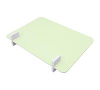 JOINPAYA Pannello para-Starnuti da Scrivania Autoportante Verde 30X40 CM Base Divisorio per Piano di Lavoro per Studenti e Ufficio Barriera Anti-Contagio per Esami e Postazioni