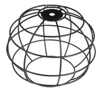 JOINPAYA Paralume Sferico in Ferro Nero per Lampada da Sala, Design Semplice e Vintage, Decorazione Creativa per Creare Un'atmosfera Calda in Casa