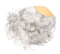 JOINPAYA Parrucca Calva Bianca per Cosplay e Feste, Riutilizzabile e Facile da Indossare, Accessorio Divertente per Teatro e Travestimenti Uomo e Donna