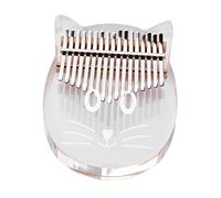 JOINPAYA Pianoforte Tasti Cristallo Trasparente Mbira Kalimba Adesivo Di Note Strumento Musicale Portatile Facile Da Usare Per Principianti