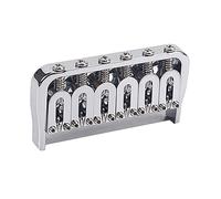 JOINPAYA Piastra Ponte Fissa Per Chitarra Elettrica Con Viti e Chiave Accessori Per Chitarra Argento Upgrade e Sostituzione Di Parti