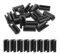 JOINPAYA Piedini in Gomma a Forma di U per Griglia Lavello Cucina, Protezione Antiscivolo Nera per Cestello Scolapiatti, Supporto Stabile e Durevole per Lavelli Compatibili, Set da 50