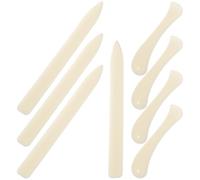 JOINPAYA Piegatore in Plastica Funzione di Piegatura e Levigatura per Carta Set 8 Pezzi per Lavori di Artigianato Cartaceo e Rilegatura Manuale