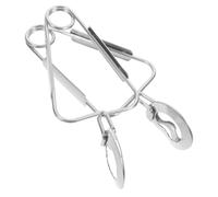 JOINPAYA Pinze per Lumache in Acciaio Inossidabile 2 Pezzi Meccanismo a Molla, Clip da Cucina Ergonomiche per Servire Frutti di Mare, Adatte per Cena e Pasti di Festa