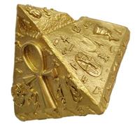 JOINPAYA Piramide Egizia in Resina Decorazione retrò per Casa e Scrivania, Ornamento Piramidale da Collezione, Scultura Antica per Arredamento Sala Pianoforte e Ambienti Domestici