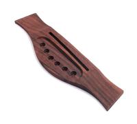 JOINPAYA Ponte Per Chitarra Acustica in Palissandro Scanalatura a Coda Di Pesce, Accessorio Per Chitarra Folk Da 34-38 Pollici, Preforato e Facile Da Montare, Parti Di Ricambio Go204