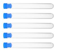 JOINPAYA Porta Aghi da Cucito in Plastica Trasparente 5 Pezzi Tubo Porta Aghi Lungo 135X16 CM da Ricamo e Cucito Contenitore Pratico per Hobbisti e Fai da Te