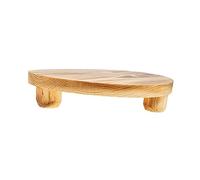JOINPAYA portafiori in Legno massello Piccola pianta Porta Piante in Vaso in Piedi portavasi da Balcone Piccolo Porta Fiori in Vaso Semplice Supporto per Fiori di Legno Khaki