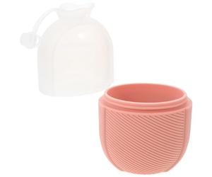 JOINPAYA Portaghiaccio per Massaggio Viso Riutilizzabile Arancione, Strumento per Impacchi di Ghiaccio e Stampo per Cubetti a Traliccio per Cura del Corpo e Sollievo da Occhiaie