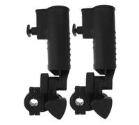 JOINPAYA Portaombrelli per Golf Cart 2 Pezzi Supporto Regolabile in Plastica Resistente alle Intemperie Accessori per Carrelli da Golf Adatto per Passeggini Sedie a Rotelle e attività