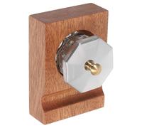 JOINPAYA Portapenne in Legno con Calamaio in Vetro e Scanalatura Anti-Rovesciamento Supporto Obliquo Multifunzionale per Calligrafia Organizer da Scrivania per Artisti e Appassionati