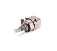 JOINPAYA Potenziometro Manopola Zigrinata Grossa in Metallo B250k Push Pull Controllo Volume e Tono Migliorato per Chitarra e Basso per Accessori Strumenti Musicali